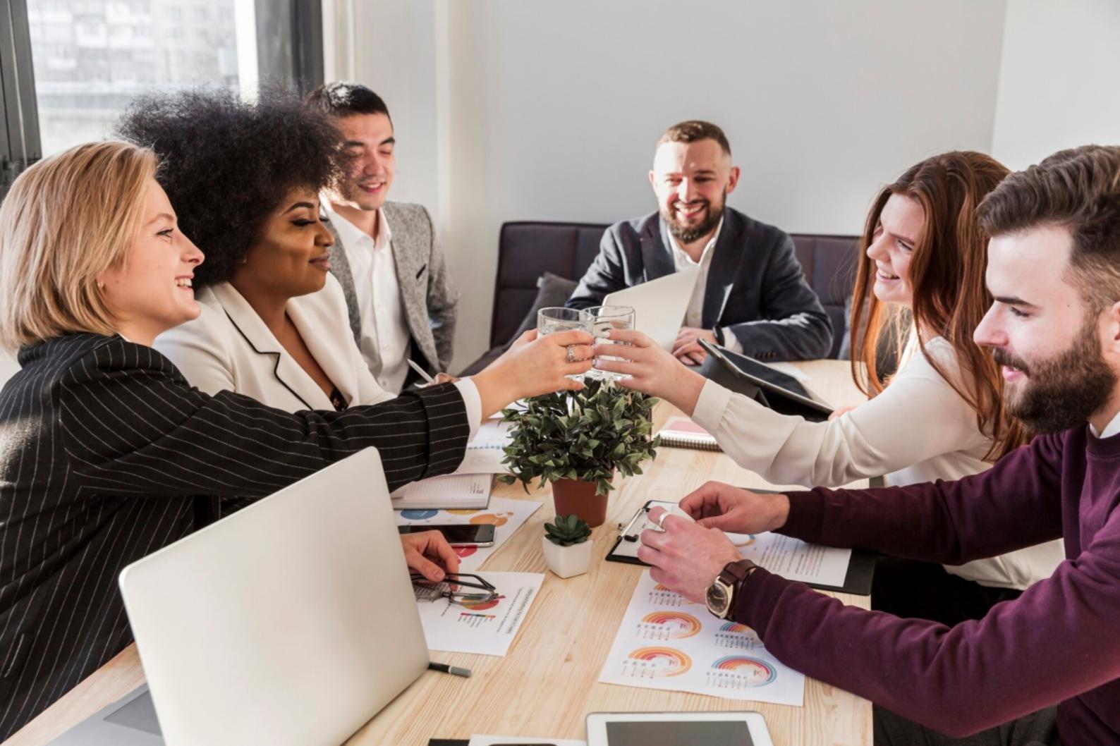 Professional financial consultation meeting